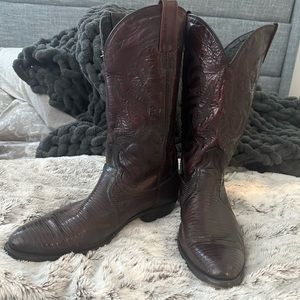 Dan Post dark maroon/brown cowboy boots